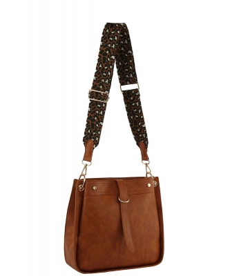 Guitar Strap Fashion Handbag GL0036 BROWN